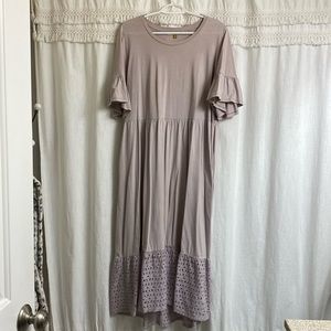 DownEast Lavender Maxi Dress